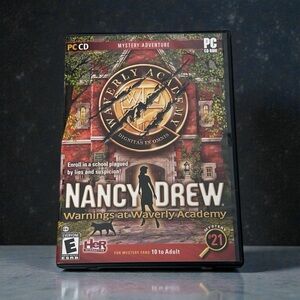 Nancy Drew Warnings at Waverly Academy #21 PC CD-ROM Computer Mystery Game